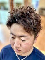 アルチザン(ARTISAN) 【夏パーマ】アップバングスパイキーショート