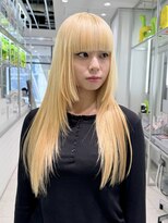 ノラ シンディ(NORA CYNDY) 上田/ホワイトブロンド金髪ブリーチカラーブリーチリタッチ
