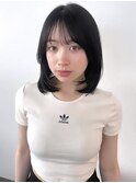【ANRI 韓国風♪】艶っぽ韓国ボブ /暗髪/黒髪/髪質改善/ボブ