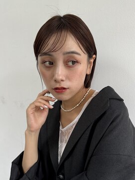 トリッカ 銀座(tricca) 大人ボブ/キレイめヘア/シースルーバング