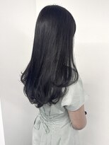 アイシーキョウト(I see kyoto)&nbsp;暗髪グレージュ/ハッシュカット/フェイスレイヤー/ツヤ髪ロング