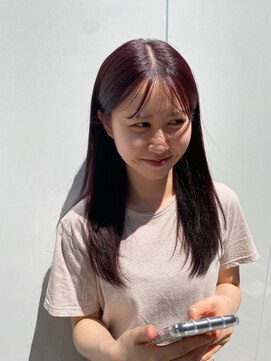 ニード(need) ブリーチなしダブルカラーボルドーカラー