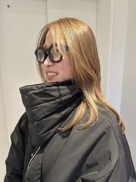 コカブ 本山(KOCHAB) ハニーブロンドカラー[カット/カラー/レイヤー/ダブルカラー]