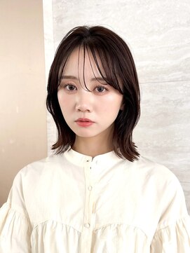 ロンドグロワール 大宮(Lond Gloire) オリーブグレー/レイヤーカット/黒髪/マロンベージュ/大宮