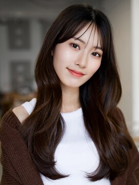 レノラ 本町(LENORA) ☆黒髪クラゲヘアーオリーブグレー小顔ココアベージュ韓国ヘア