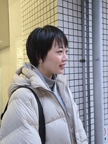 インク(ink”)&nbsp;小顔ショート/ダークアッシュ/マッシュショート@20代30代40代