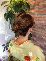 ツイーディア(Tweedia) 和装ヘアアレンジ