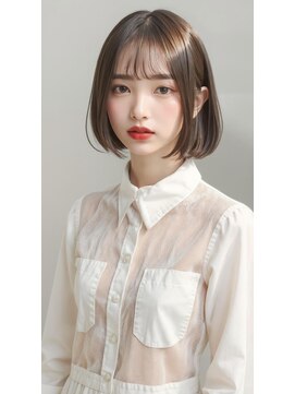 アーツ 茅ヶ崎(arts) ショートカット20代30代40代前髪あり面長丸顔ショートボブ