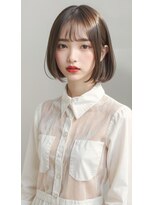 アーツ 茅ヶ崎(arts) ショートカット20代30代40代前髪あり面長丸顔ショートボブ