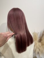 パプスドコワフュール 甲子園口店(Pap's de coiffeur)&nbsp;西宮美容室/甲子園口美容室/パプス甲子園口/ピンクベージュ