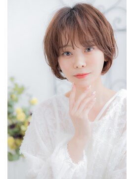 エイトサロン 八潮(8salon) 八潮/髪質改善/ピンクベージュ☆ふんわりレイヤーボブn