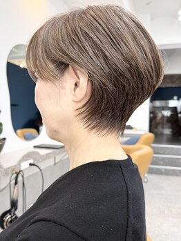 ファチュール(fAture.)の写真/【阪急夙川】頭の形・顔立ち・髪質に合わせたcut。憧れのショートが叶う♪圧倒的な技術力が大人女性に人気