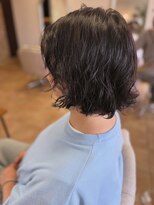 ガーデン(GARDEN) 切りっぱなしボブ×ゆるふわパーマ