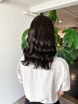 サラジュ 西宮北口店(SARAJU) 【力丸小夏担当】圧倒的艶感☆暗髪グレージュ・セミロング