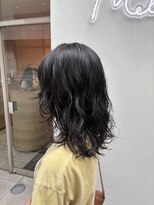 メルト 西梅田店(melt)&nbsp;横から見ても可愛い！ウルフパーマ