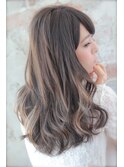 バレイヤージュとデジタルパーマでクラシカルロブカラー★