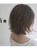 切りっぱなしボブ
