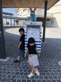 ヘアーサロン テテ(hair salon tete)&nbsp;5歳と3歳になる息子と娘にてんやわんや笑子供カットも大歓迎♪