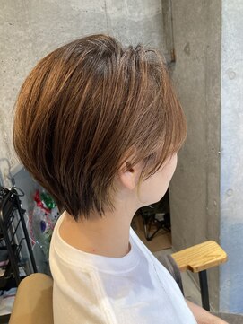 アンドエヌ 調布 つつじヶ丘(&/N) イヤリングカラー ショートボブ オフィスヘア つつじヶ丘 仙川