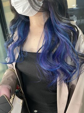 ヘアメイク フォックス 錦店(hair make FOX) インナーカラー★ラベンダーカラー