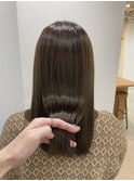 オリーブグレージュ×水素トリートメント