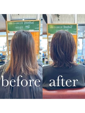 スミカ(sumica) #くびれヘア #春カラー #らくちん