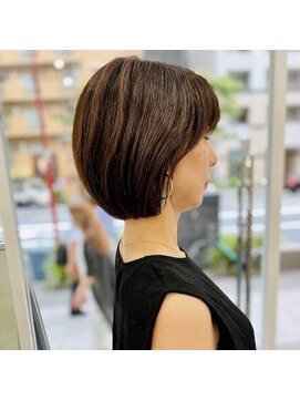 メモリーズ 水天宮前店(Memories) 大人可愛い30代40代50ショートボブショート丸みショート