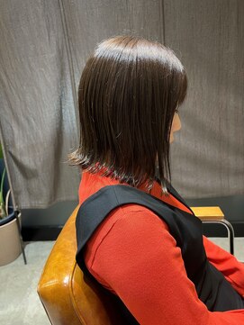 クルニエ(crenier) オリーブブラウン/パッツリボブ