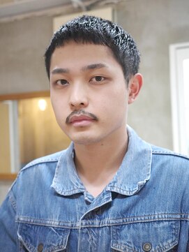 サンアタゴノット(san.atagonot) ハサミで作る坊主スタイル/メンズカット/メンズベリーショート