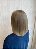 ミルクティーベージュシースルーカラー大人可愛い