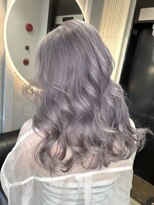 ジゼル(GiseL)&nbsp;パープル　紫　シルバー　ダブルカラー　ケアブリーチ