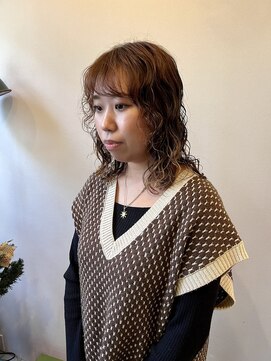 ライド ヘアー(RIDE HAIR) ミディアムレイヤーパーマ