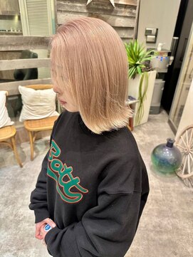 フリックヘアサロン 梅田茶屋町2号店(FLICK HAIR SALON) ダブルカラー/外ハネ/ボブ/梅田/茶屋町