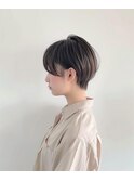 30代40代ショート白髪染めグレイカラーボブ艶栄名駅伏見丸の内