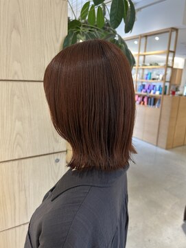 アドラーブル 万代店 (adorable) 20代30代40代ベージュ暖色系カラー大人ボブ透明感小顔