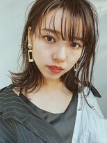 ロミー 本厚木(ROMMY.)&nbsp;くびれウルフ◎レイヤーカット/マロンベージュシースルーバング