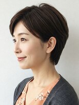 ビュートリアム265(BEAUTRIUM 265) 40代/50代/60代ひし形小顔ショートボブ絶壁解消白髪ぼかし△55