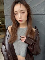【MINX】くびれヘア＋くすみベージュハイライトカラー_銀座