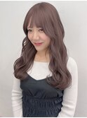 レイヤーボブ暖色ブラウンイメチェン前髪ウルフボブシアーカラー