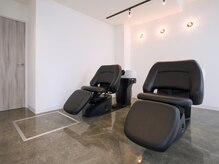 ユメシャンプー台なのでフルフラットになりリラックスできます☆