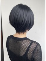 ヘアーメイクパウダー 天王寺寺田町店(Hair make powder)&nbsp;ナチュラルボブ×大人ショートボブ×前髪あり 20代30代40代50代