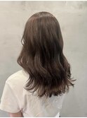 グレージュ/ゆる巻き/ウェーブ/髪質改善/岡山駅前/岡山