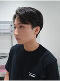 メンズショート/パートスタイル/刈り上げなし