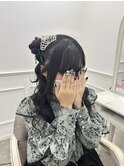 黒髪/クラゲヘアー/オリーブグレー/小顔/ココアベージュ/大須 栄