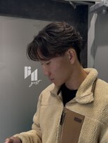 ゼスト リル 新宿(ZEST lill)&nbsp;ニュアンスパーマスペインカールフェザーパーマメンズパーマ