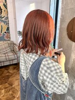 アペロ 柏(Apero) オレンジブラウン/こっくりカラー/ダブルカラー/ボブ/柏美容室
