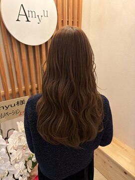 アミュー(Amyu) ブリーチなし柔らかベージュカラー