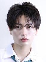 フレイバ 吉祥寺(FLAVA)&nbsp;シースルーコンマバング【黒髪センターパート】