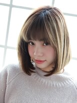 エノア 東京(ENORE) スモーキーアッシュ/アッシュベージュ/ブリーチなしダブルカラー