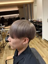 アフィネ ヘアライフデザイン(Affiner HAIR LIFE DESIGN) ミルクティーシルバー × ナチュラルマッシュ